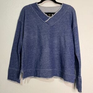 Jones New York Sport Blue Knit Top, Sz M